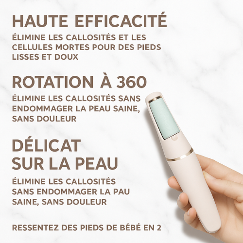 Calluvia™ | Adoucisseur de Pieds Électrique