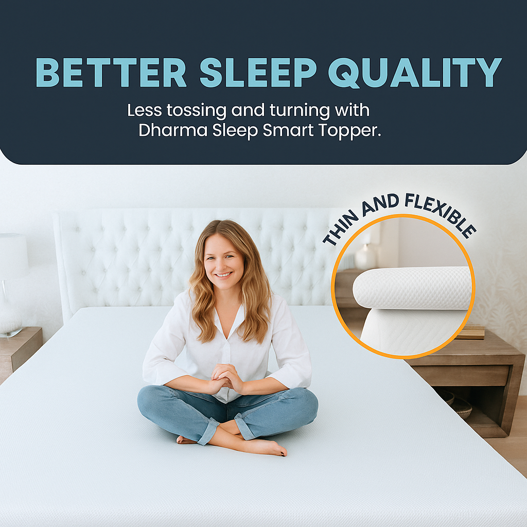 Dharma Sleep – Surmatelas Intelligent Rafraîchissant
