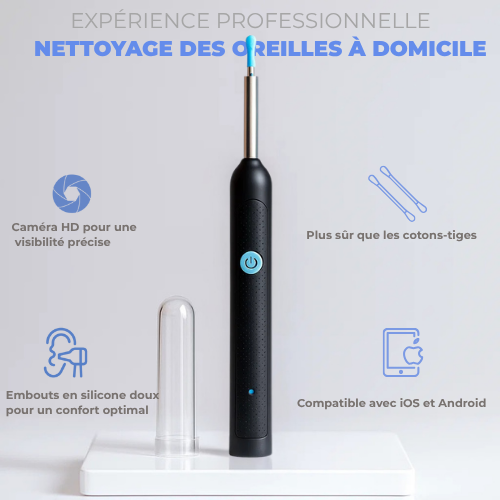 Nuvare | Nettoyeur d’oreilles intelligent