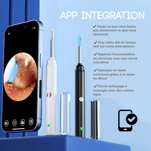 Nuvare | Nettoyeur d’oreilles intelligent