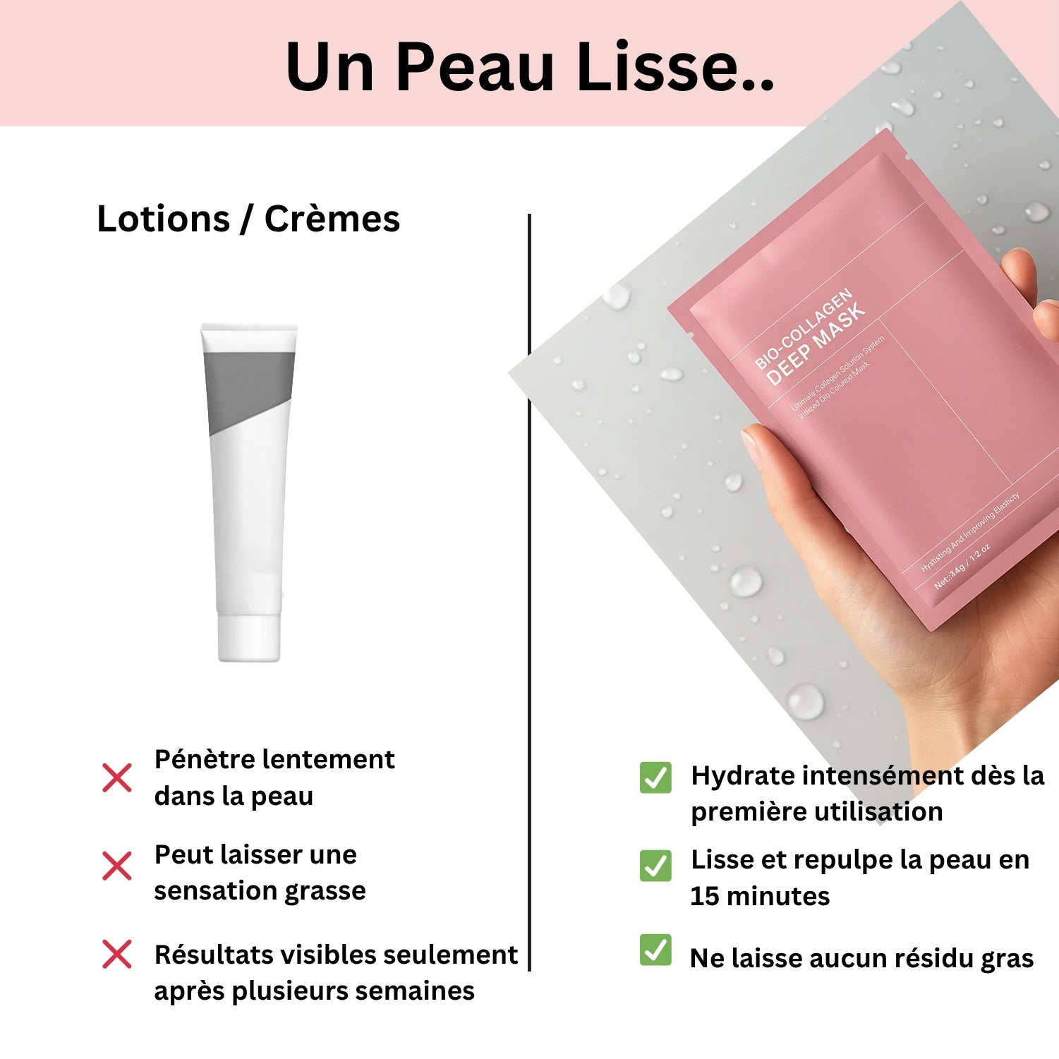 Masque au Collagène Apaisant et Profond
