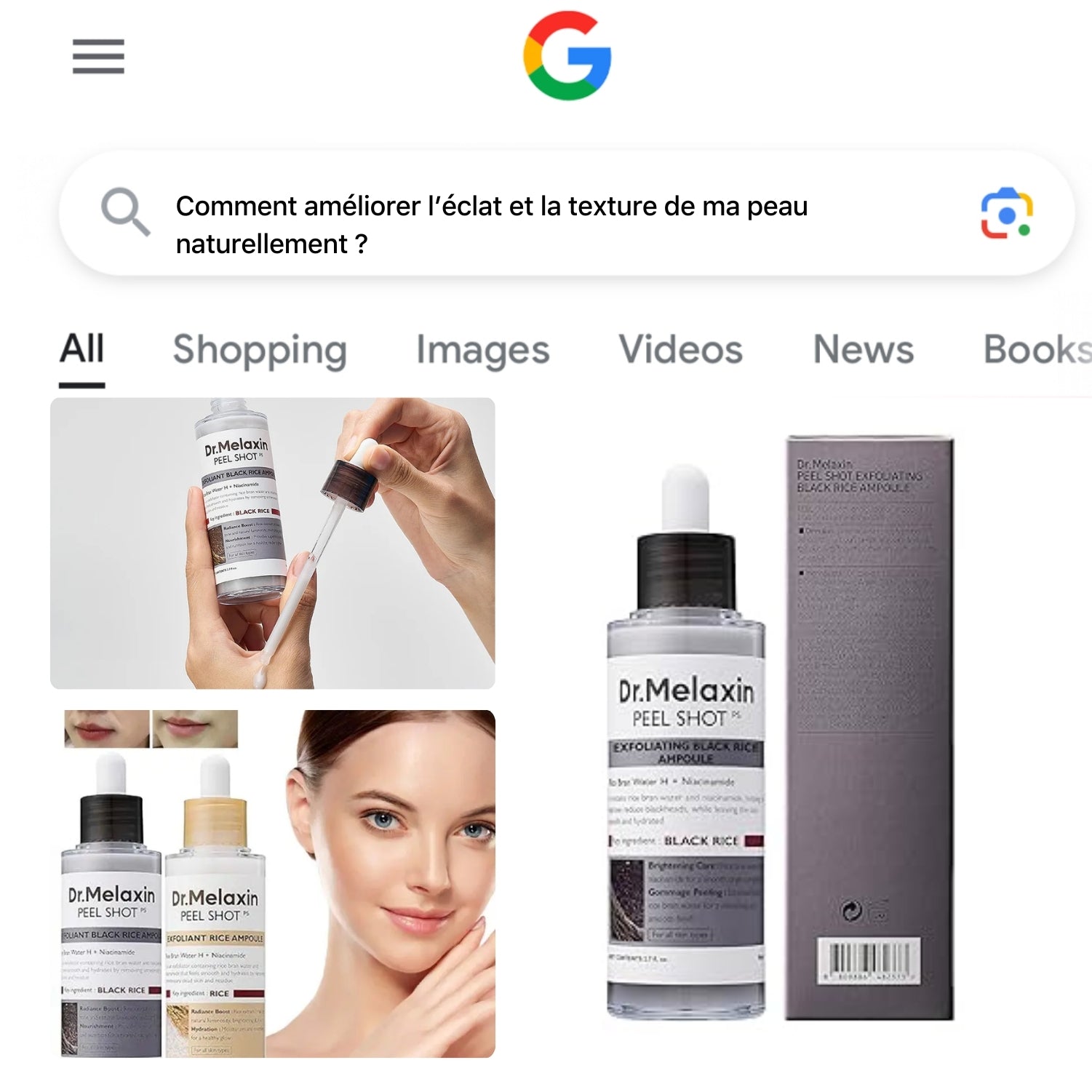 Dr Melaxin Peel Shot | Soin anti-points noirs