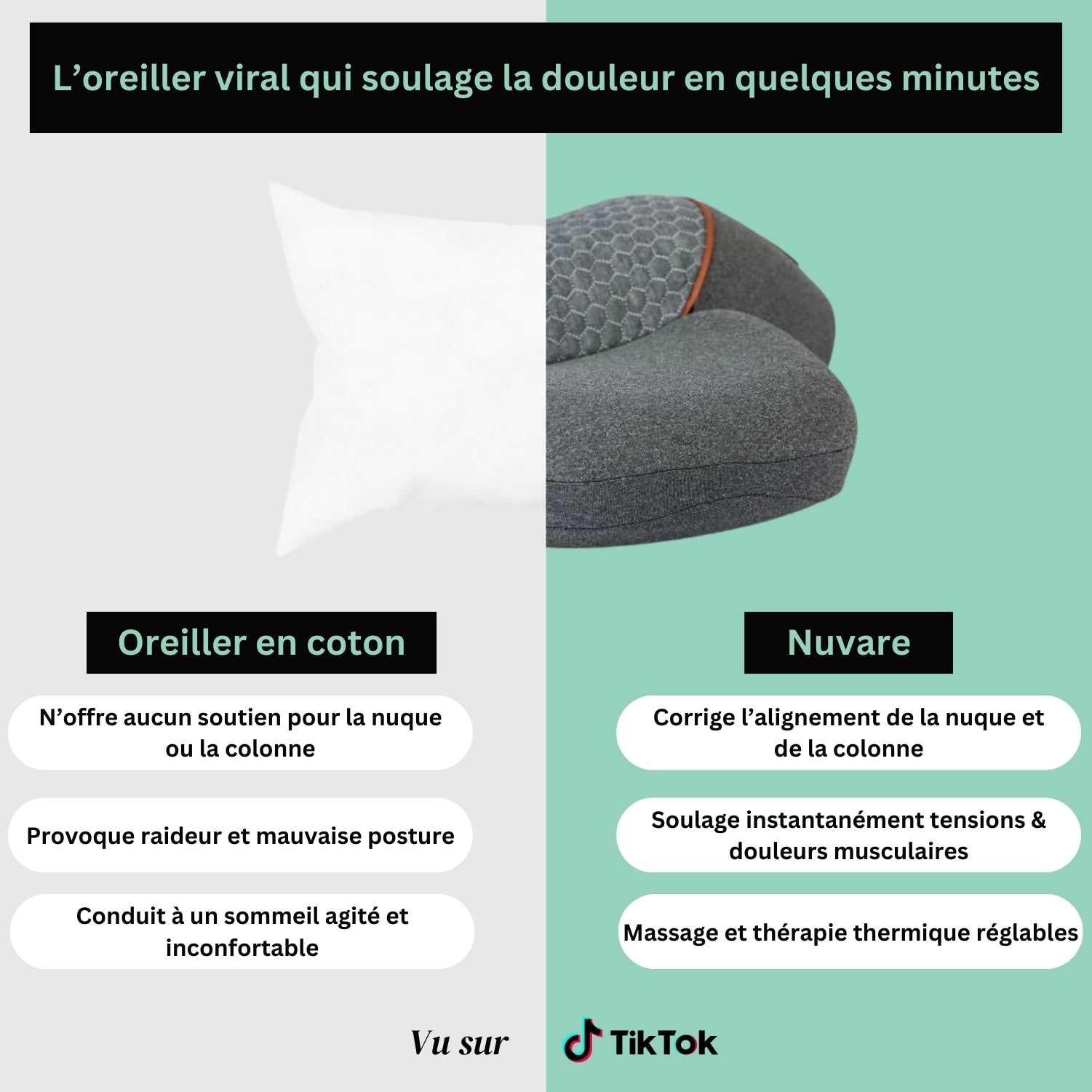 RELIEVE + | Coussin Thérapeutique Chauffant