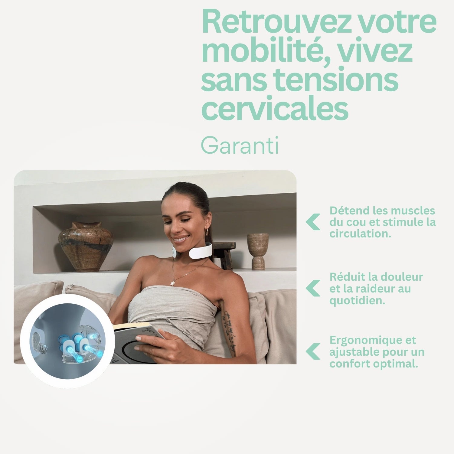 Nuvare Cervical Heat & EMS Massager™