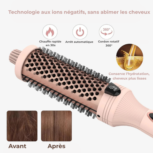 Lisséa™ | Brosse Chauffante Ionique 3-en-1