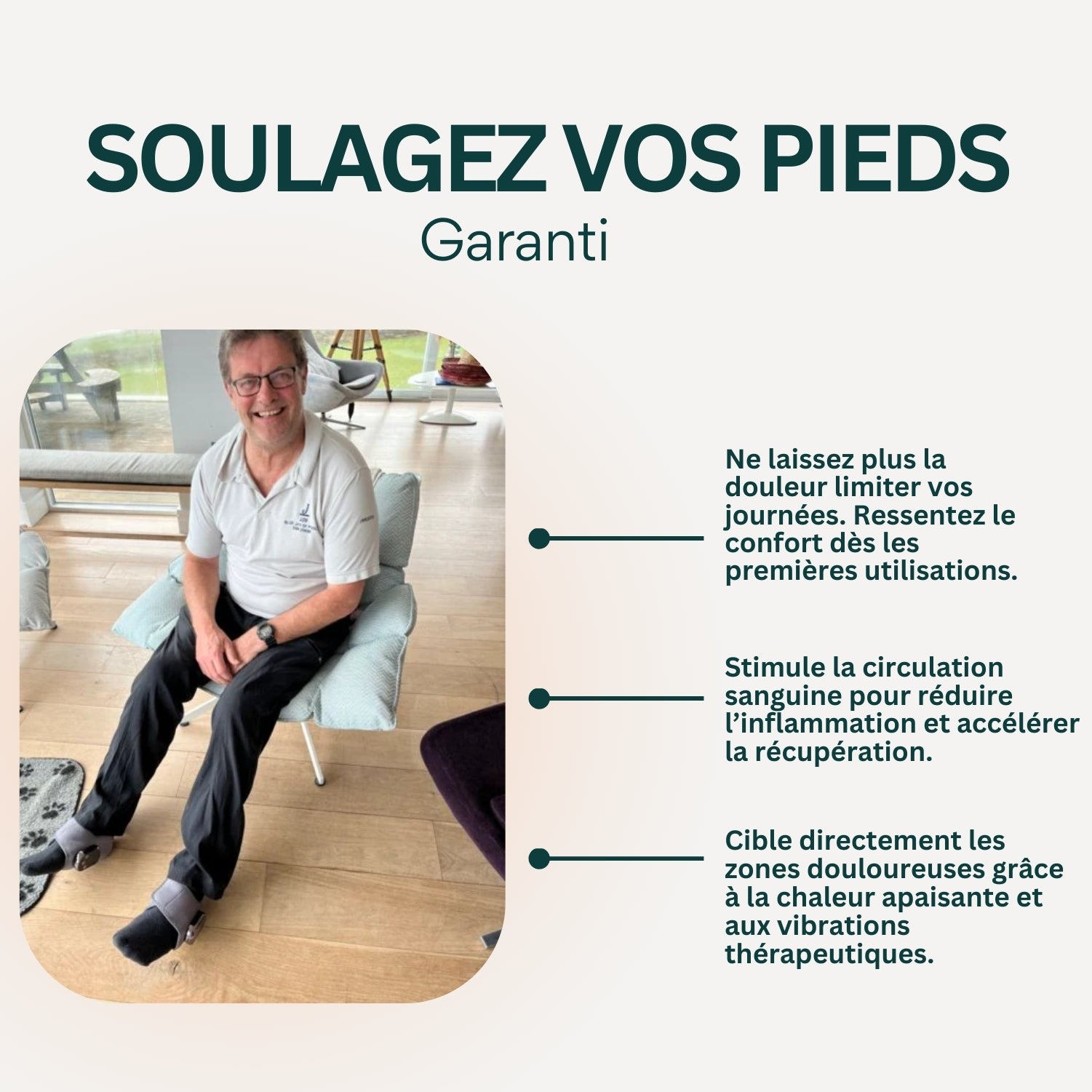 Nuvare | 3-en-1 Appareil De Massage Pour Les Pieds
