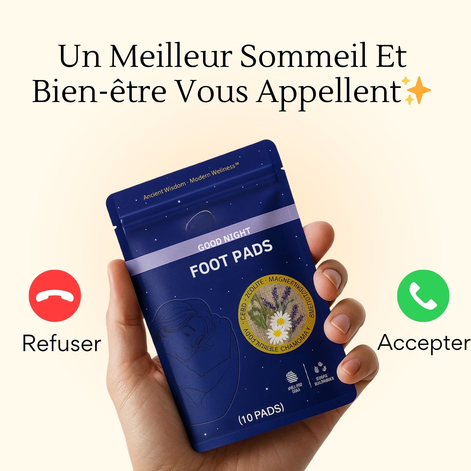 Sérénuit™ | Patchs Anti-Fatigue Nuit