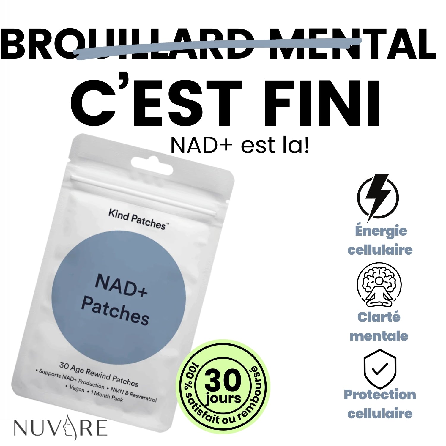 Nuvare | NAD+ Patches
