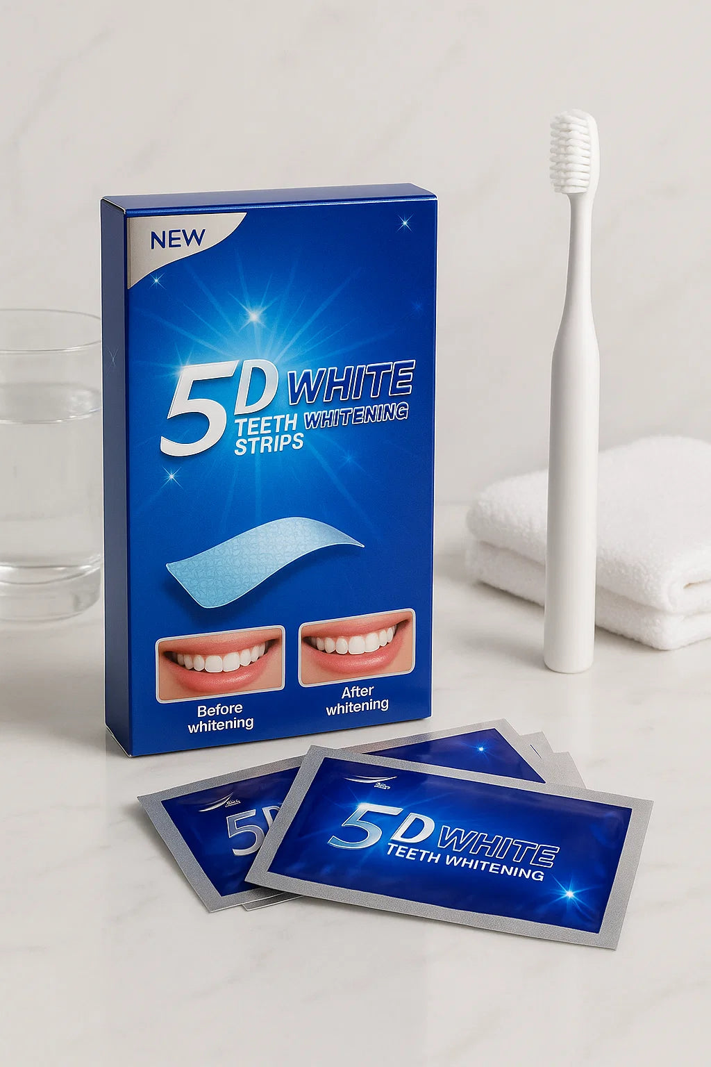 PARELWIT® | Bandelettes Blanchissantes 5D pour les Dents